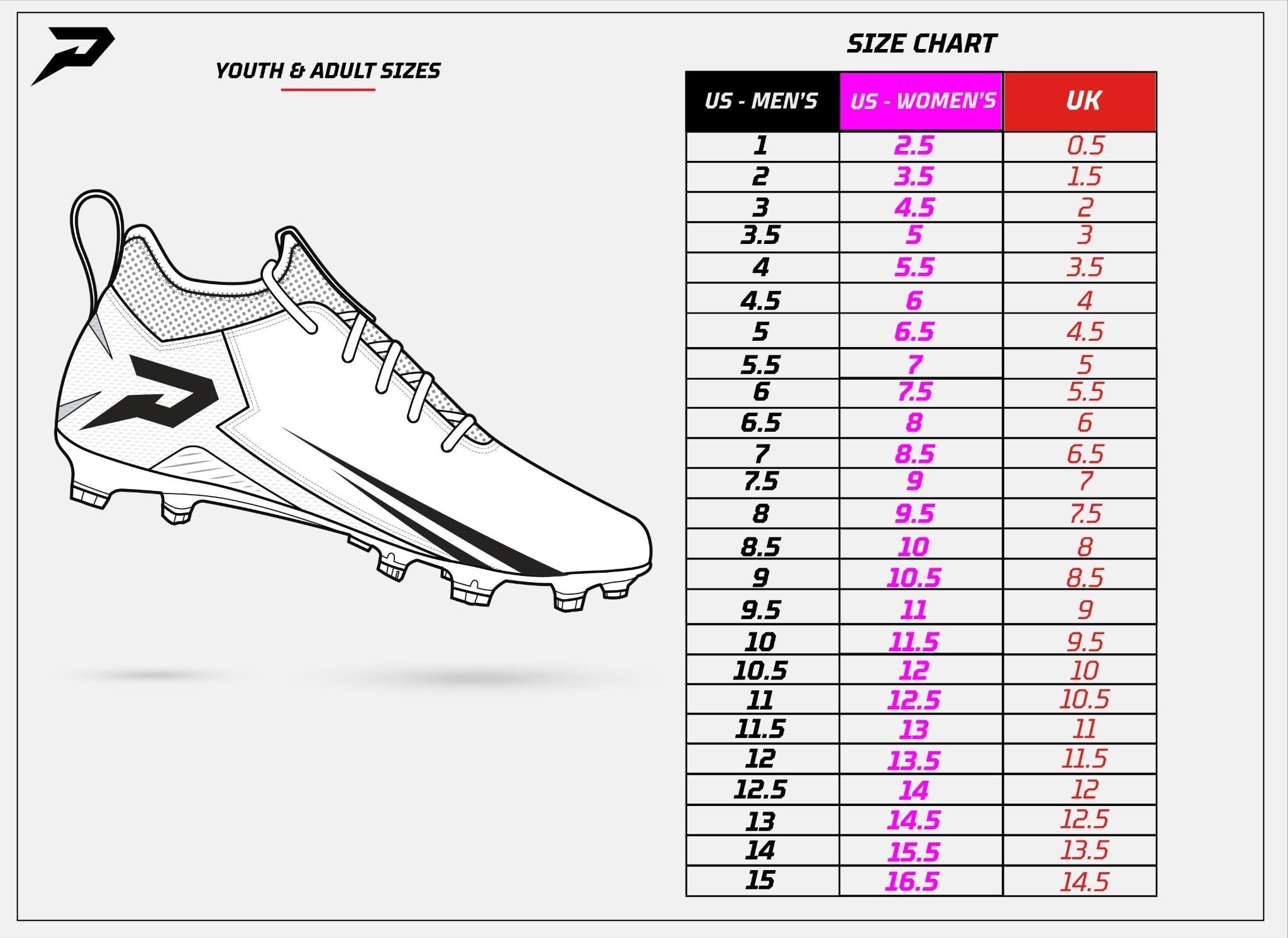 Velocity 3.0 White Football Cleats