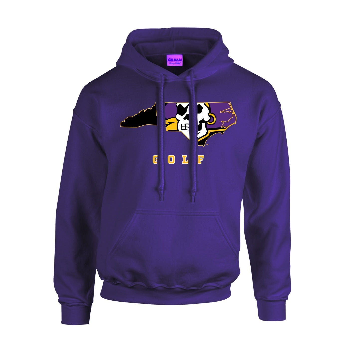 East Carolina Purple Golf Fleece Hoodie