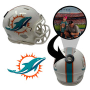 Miami Dolphins NFL Mini Helmet - Picture Inside