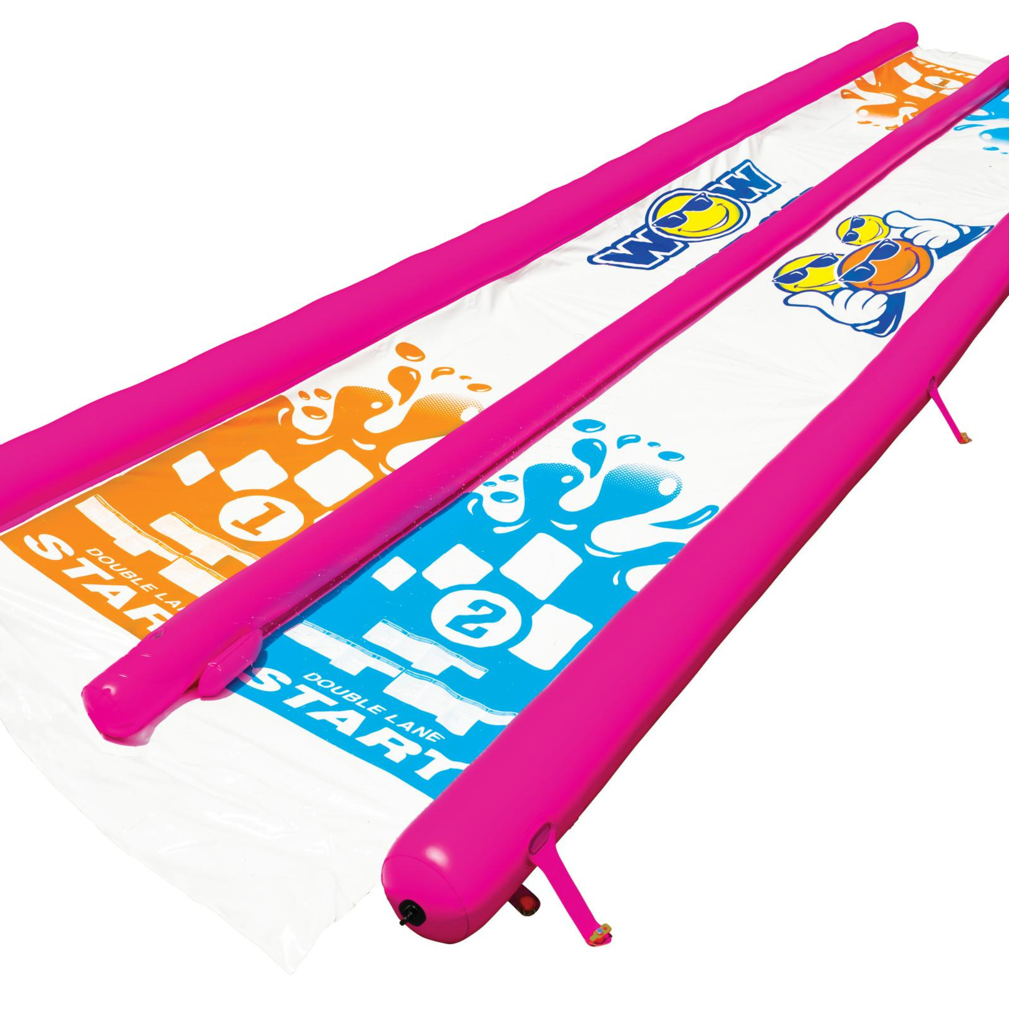 Giant Backyard Double Lane Lawn Slide