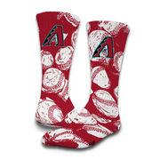 Arizona Diamondbacks Baseball Pattern Socks