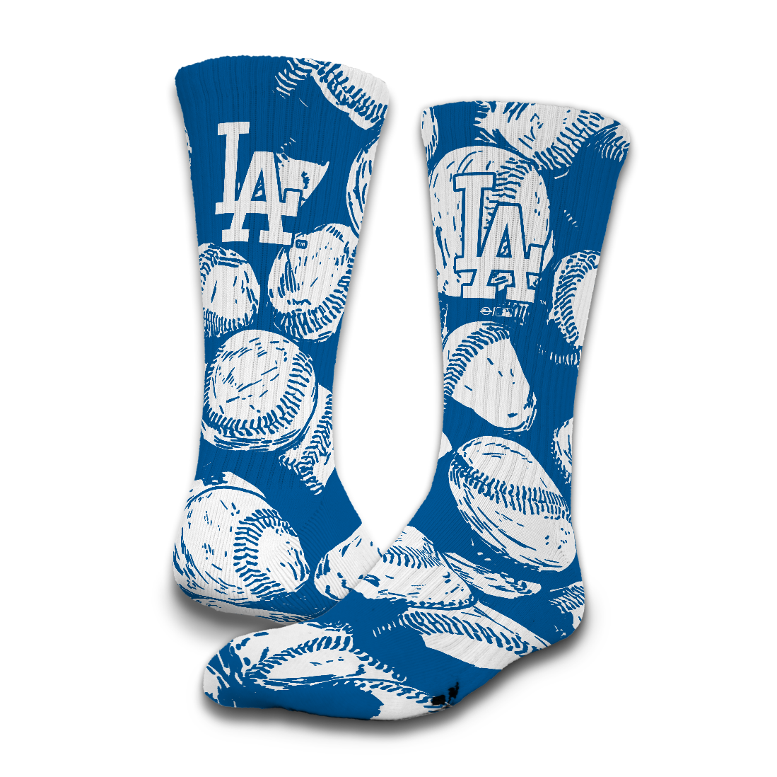 Los Angeles Dodgers Primary 3 Pack Lifestyle Socks