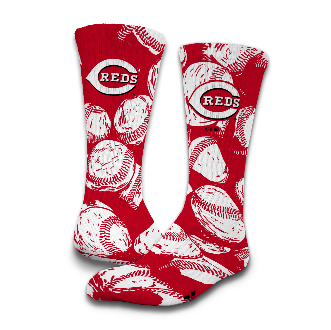 Cincinnati Reds Primary 3 Pack Lifestyle Sock