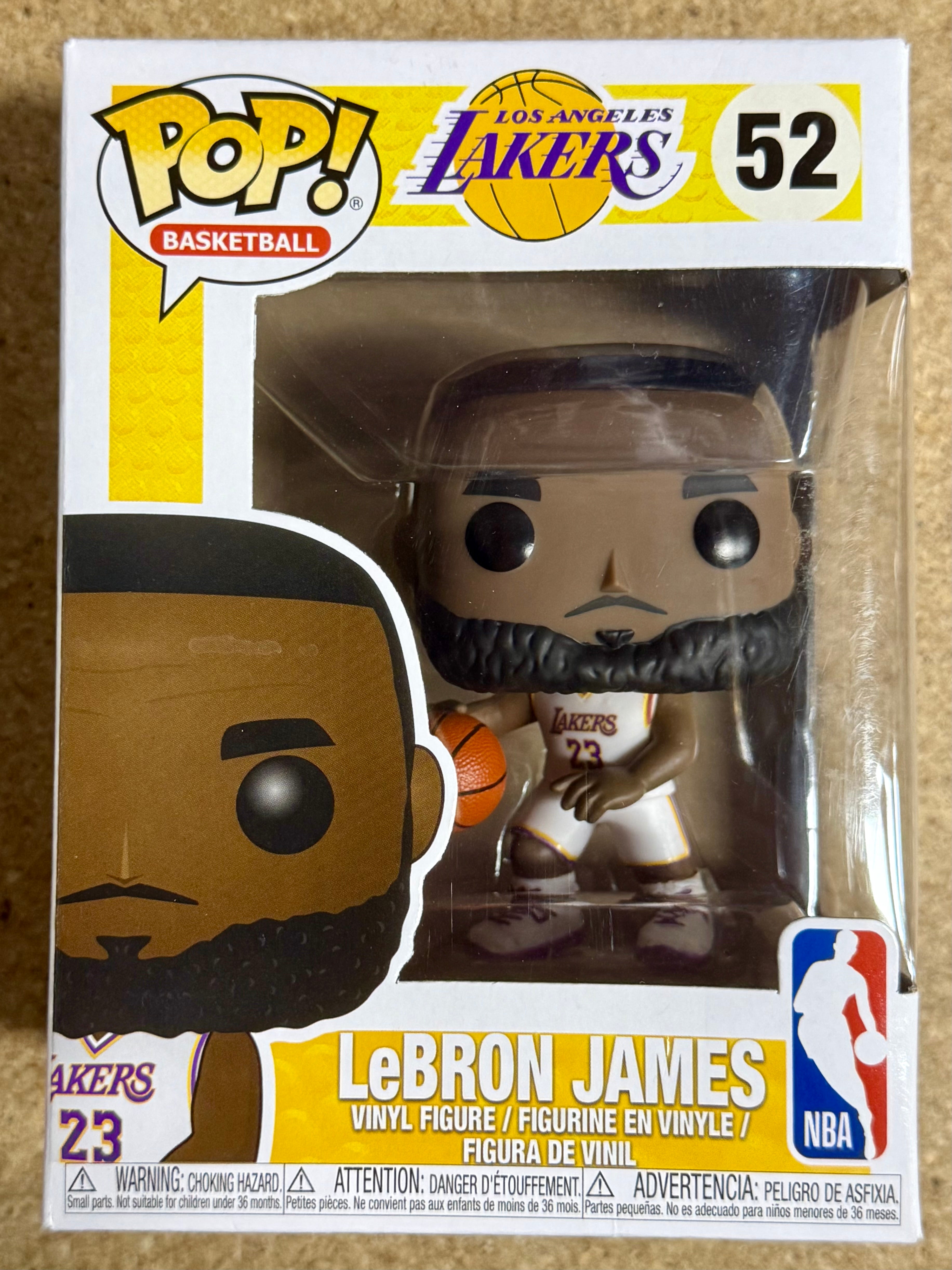 Funko Pop! Basketball Lebron James Dribbling #52 NBA Los Angeles LA Lakers