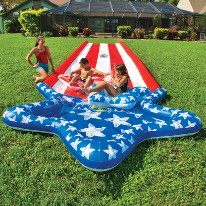 Americana Stars & Stripes Giant 40ft Backyard Super Slide