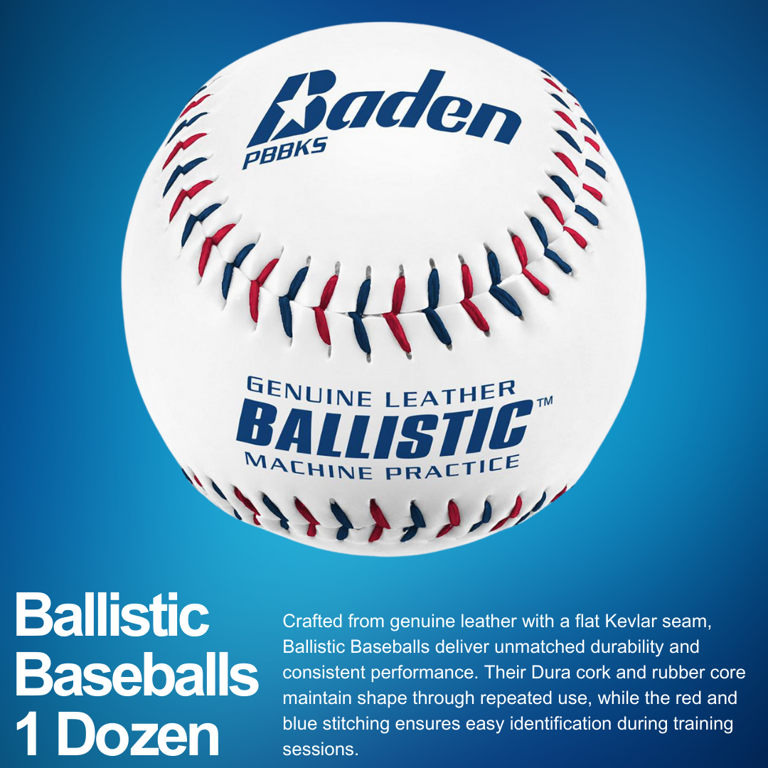 Ballistic Baseballs (One Dozen)