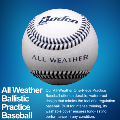 All Weather Ballistic Practice Baseball (One Dozen)