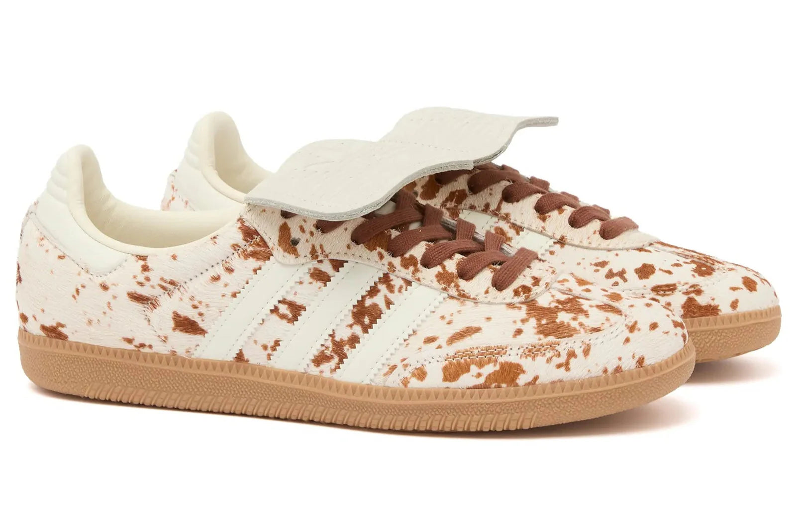 Adidas Samba LT Cow Print Brown White (Women's)