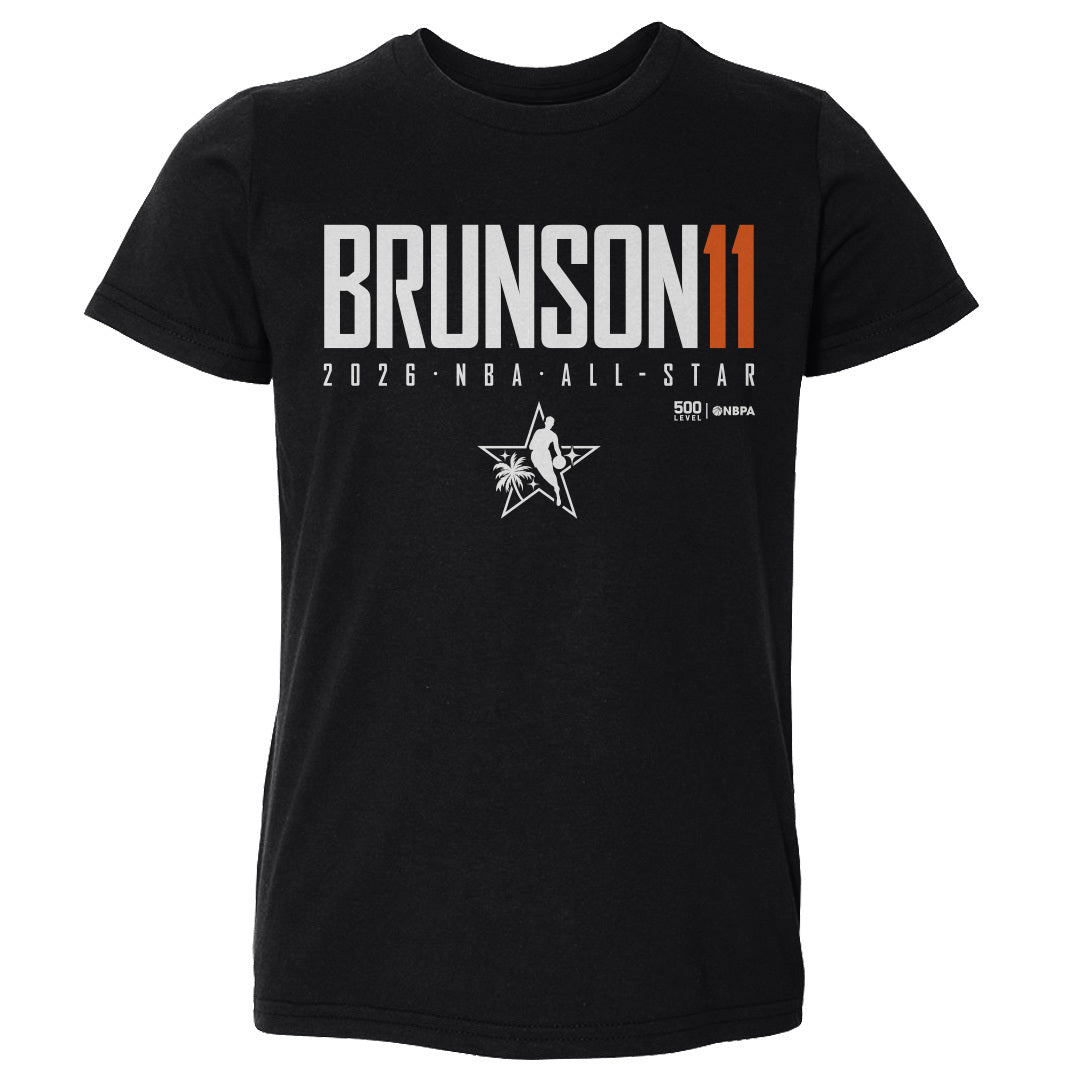 Jalen Brunson New York Knicks 2026 NBA All-Star Elite WHT Kids T-Shirt