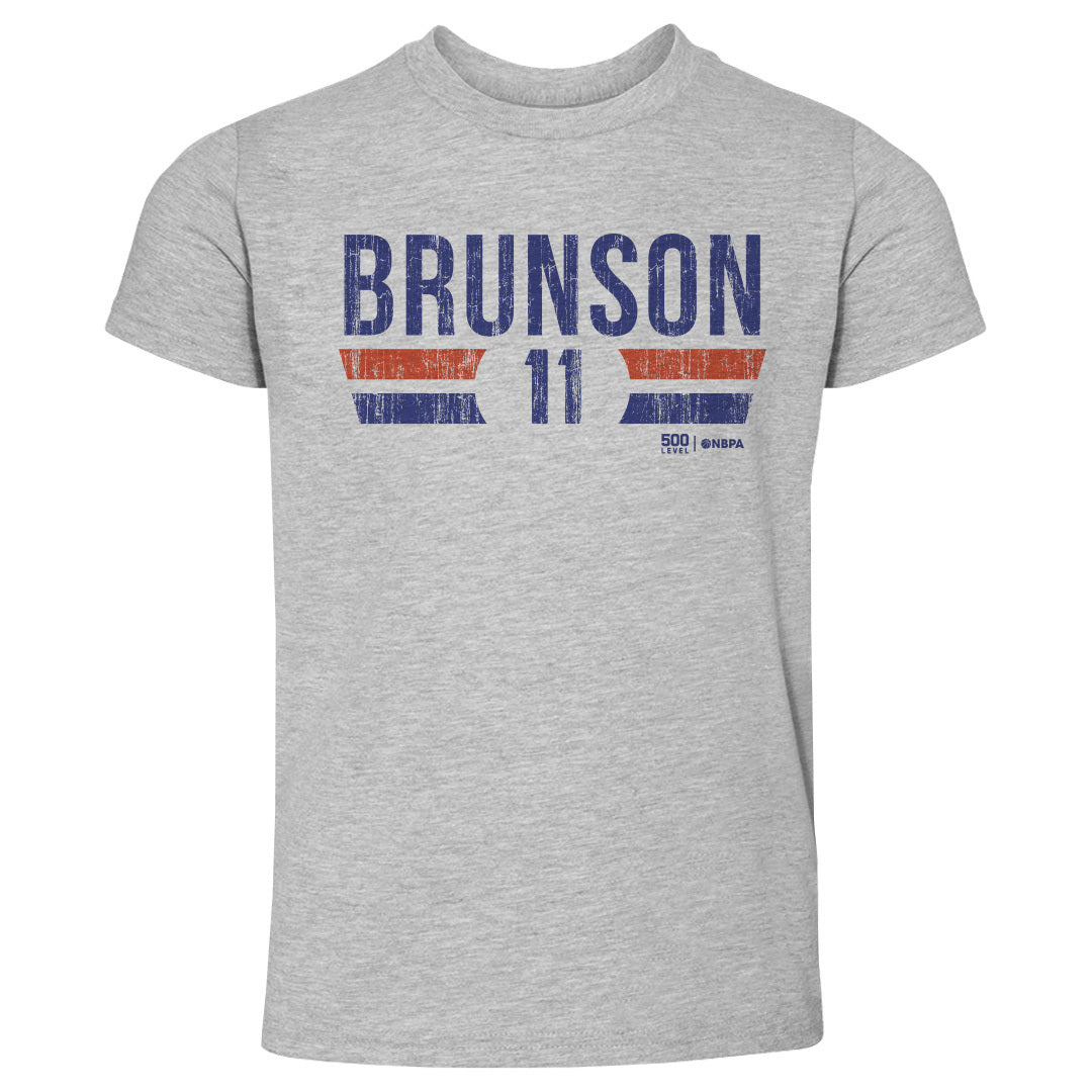 Jalen Brunson New York Knicks Font Kids T-Shirt
