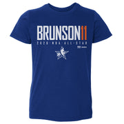 Jalen Brunson New York Knicks 2026 NBA All-Star Elite WHT Kids T-Shirt