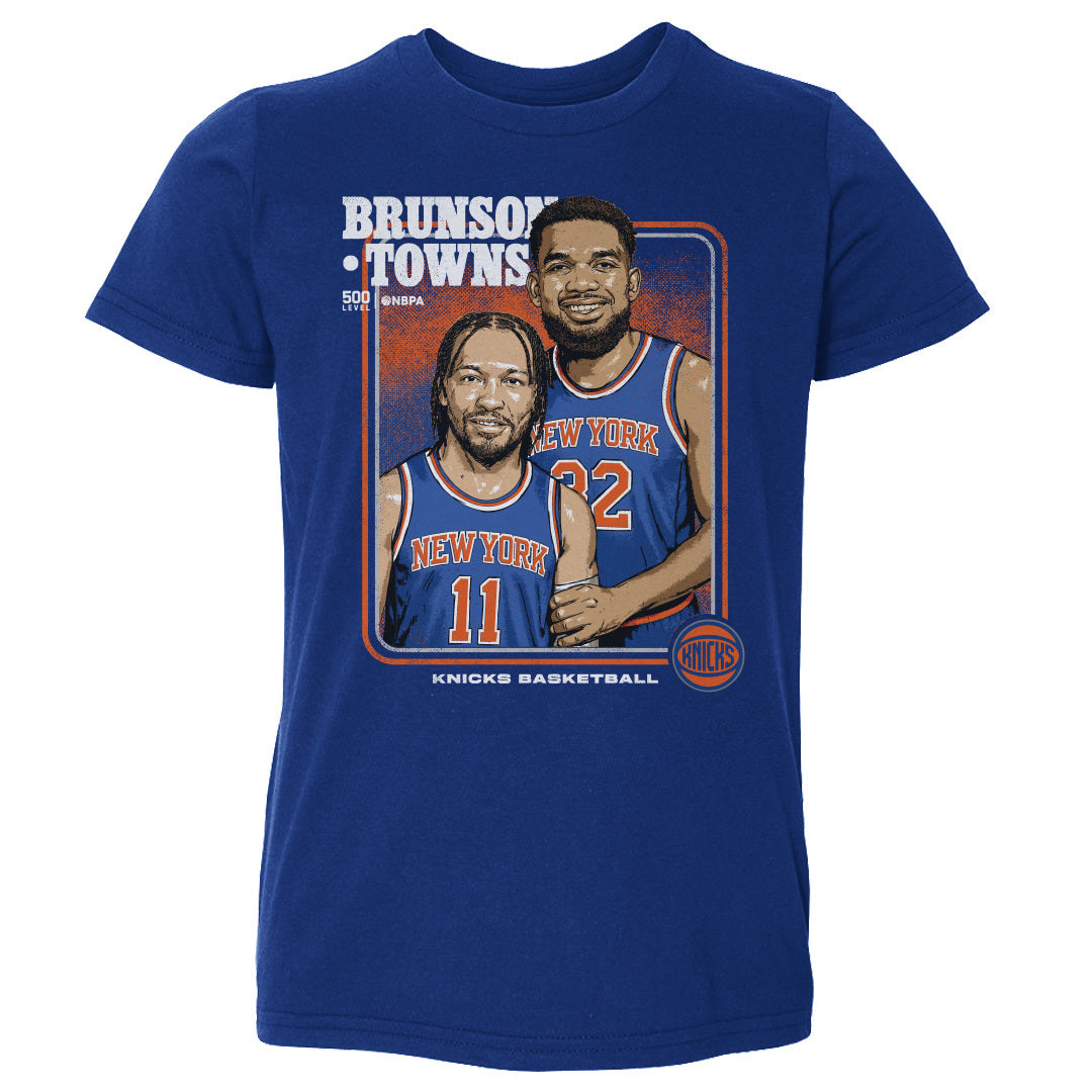 Jalen Brunson & Karl-anthony Towns New York Knicks Step Brothers Wht