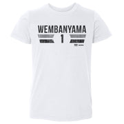 Victor Wembanyama San Antonio Spurs Font Kids T-Shirt