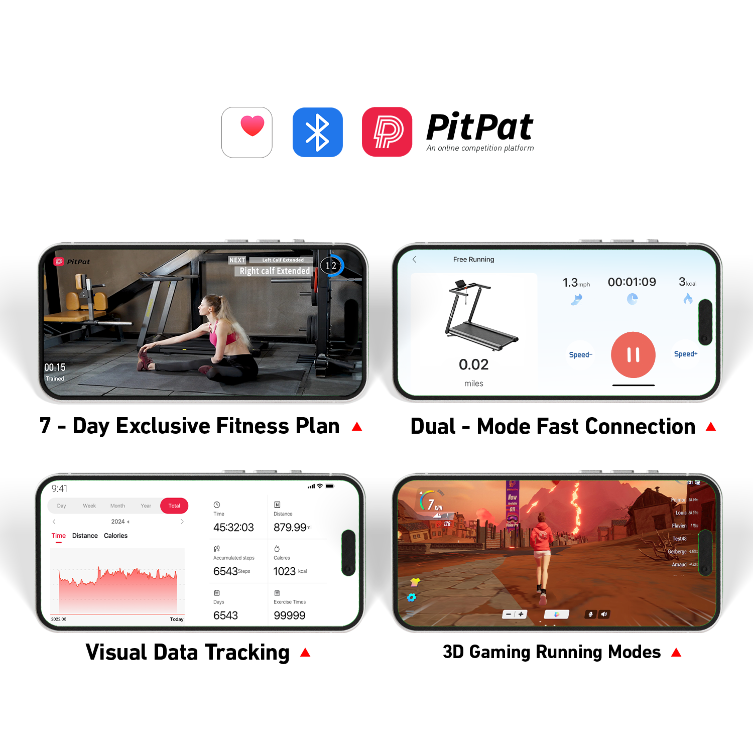 X20 Treadmill with 15% Auto Incline Full Running Deck Treadmill
