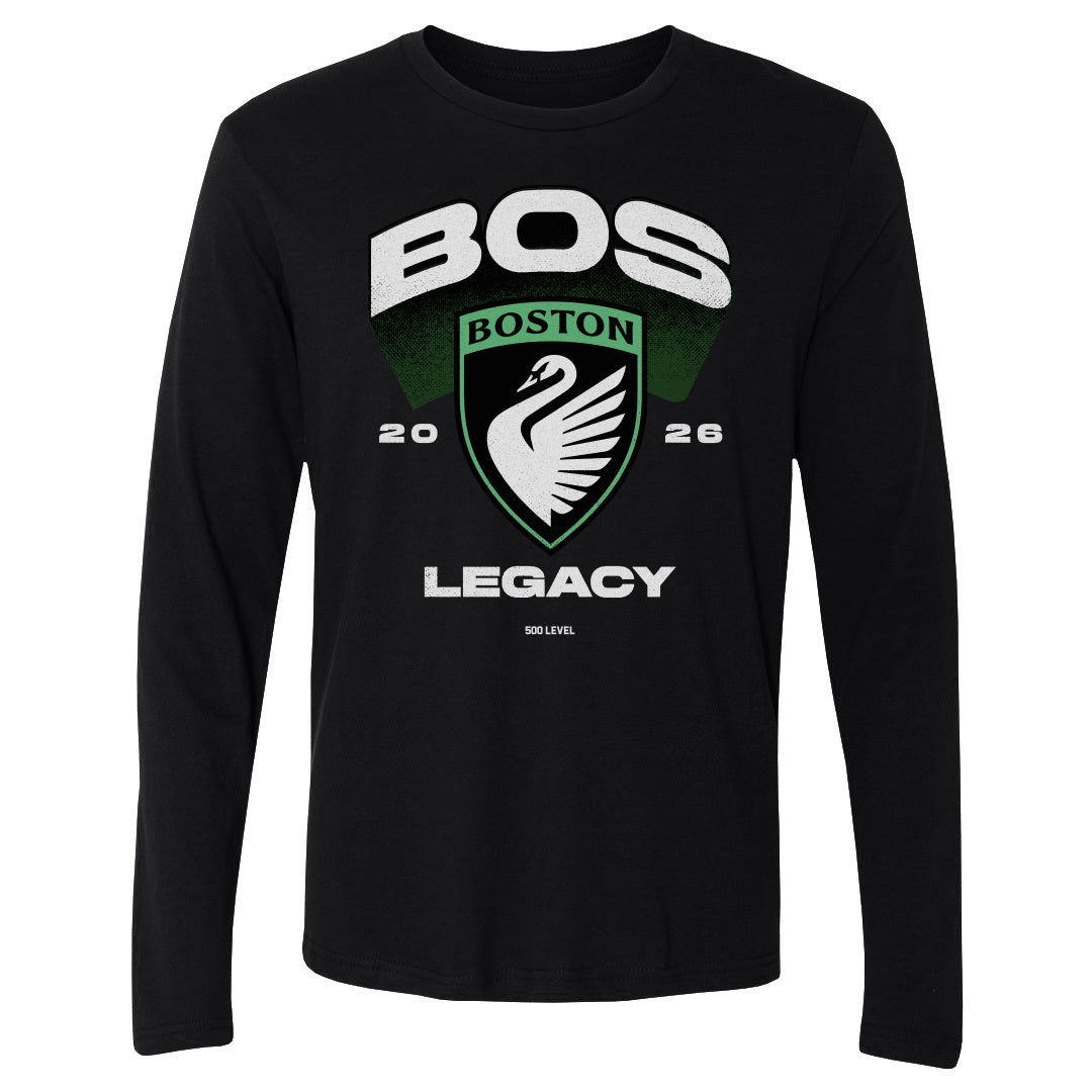 Boston Legacy FC Emblem Crewneck Long Sleeve T-Shirt