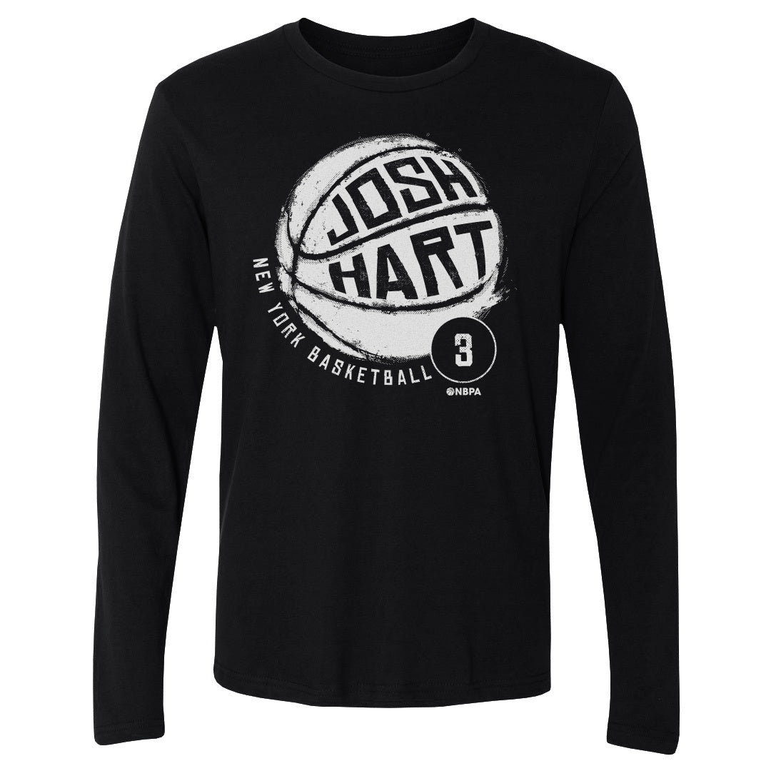 Josh Hart New York Basketball WHT Men's Long Sleeve Shirt