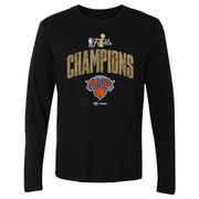 New York Knicks NBA Finals 2026 Champions WHT Men's Long Sleeve Shirt