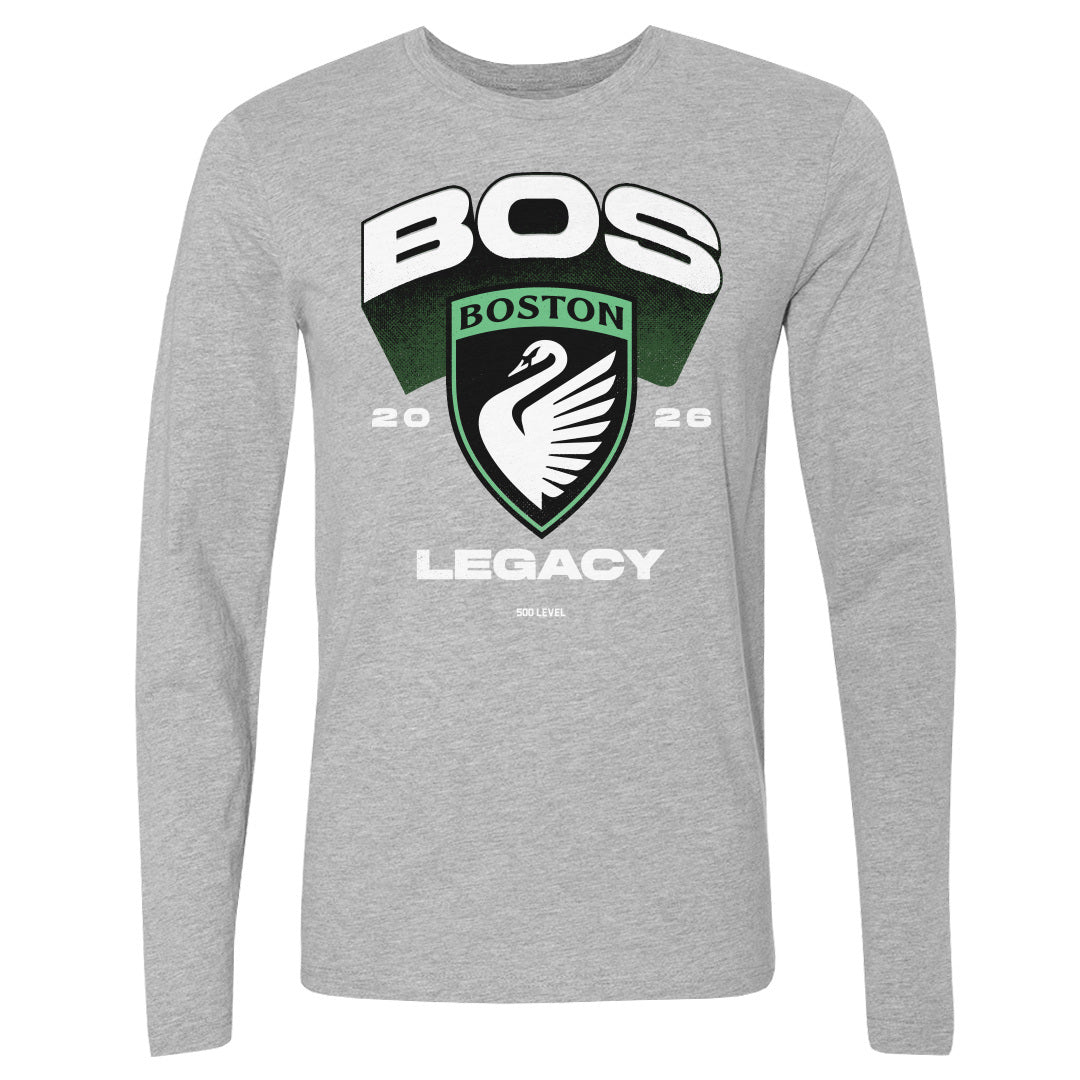 Boston Legacy FC Emblem Crewneck Long Sleeve T-Shirt