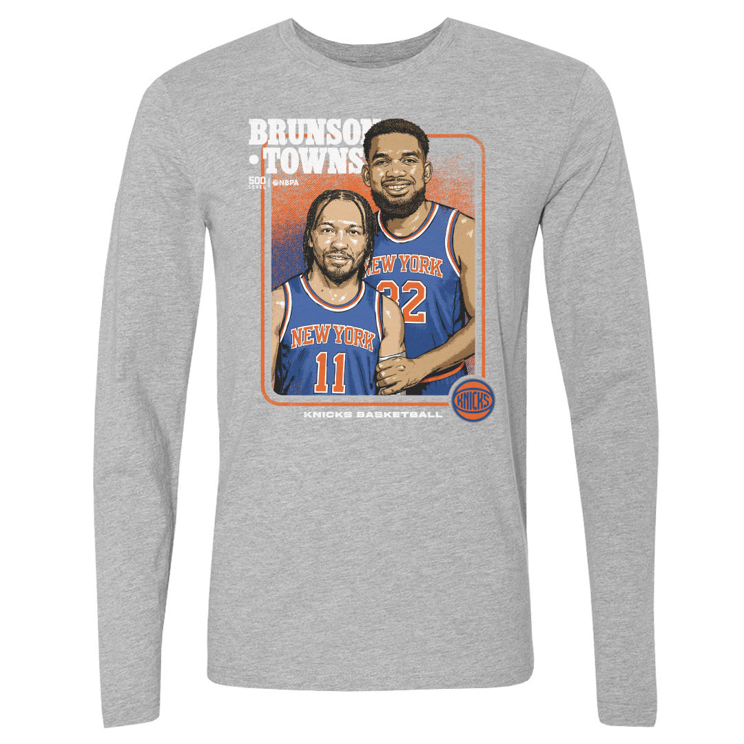 Jalen Brunson & Karl-anthony Towns New York Knicks Step Brothers Wht