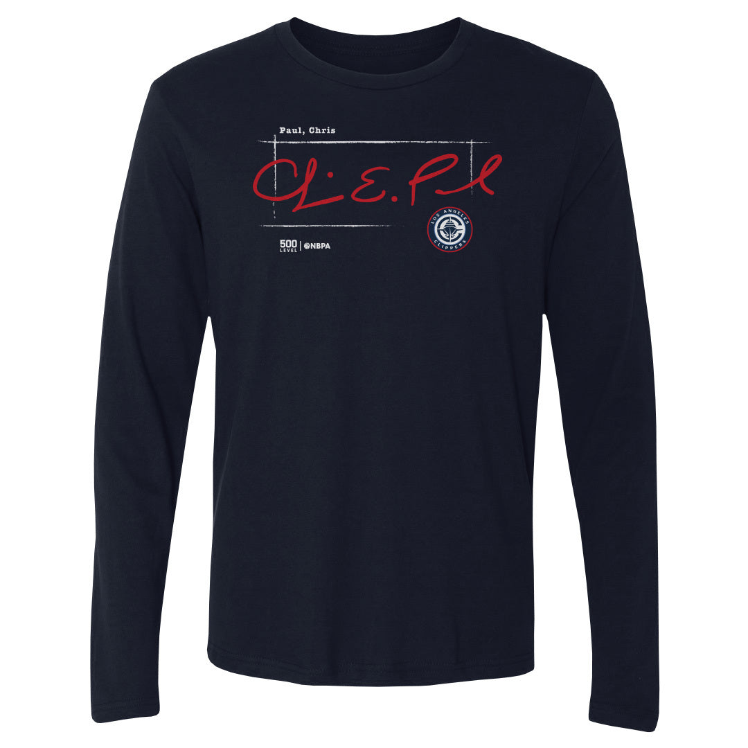 Los Angeles Clippers Chris Paul Signature Long Sleeve Shirt