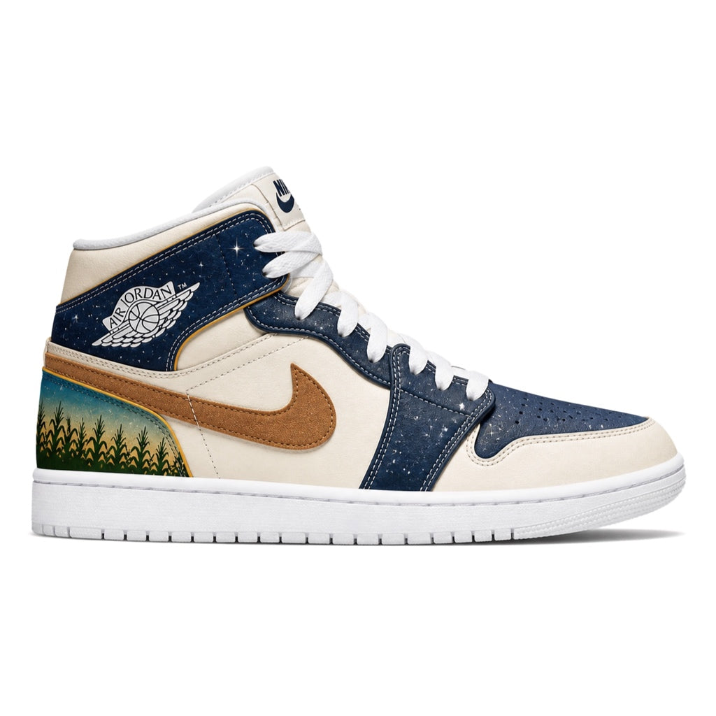 "Field Of Dreams" Jordan 1 Mid Shoes