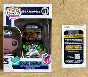 Richard Sherman Signed NFL Seattle Seahawks Vaulted Funko POP! #61