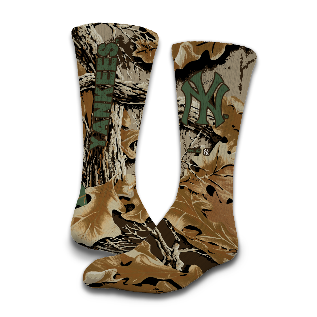 New York Yankees RealTree Camo Sock & Slides Bundle