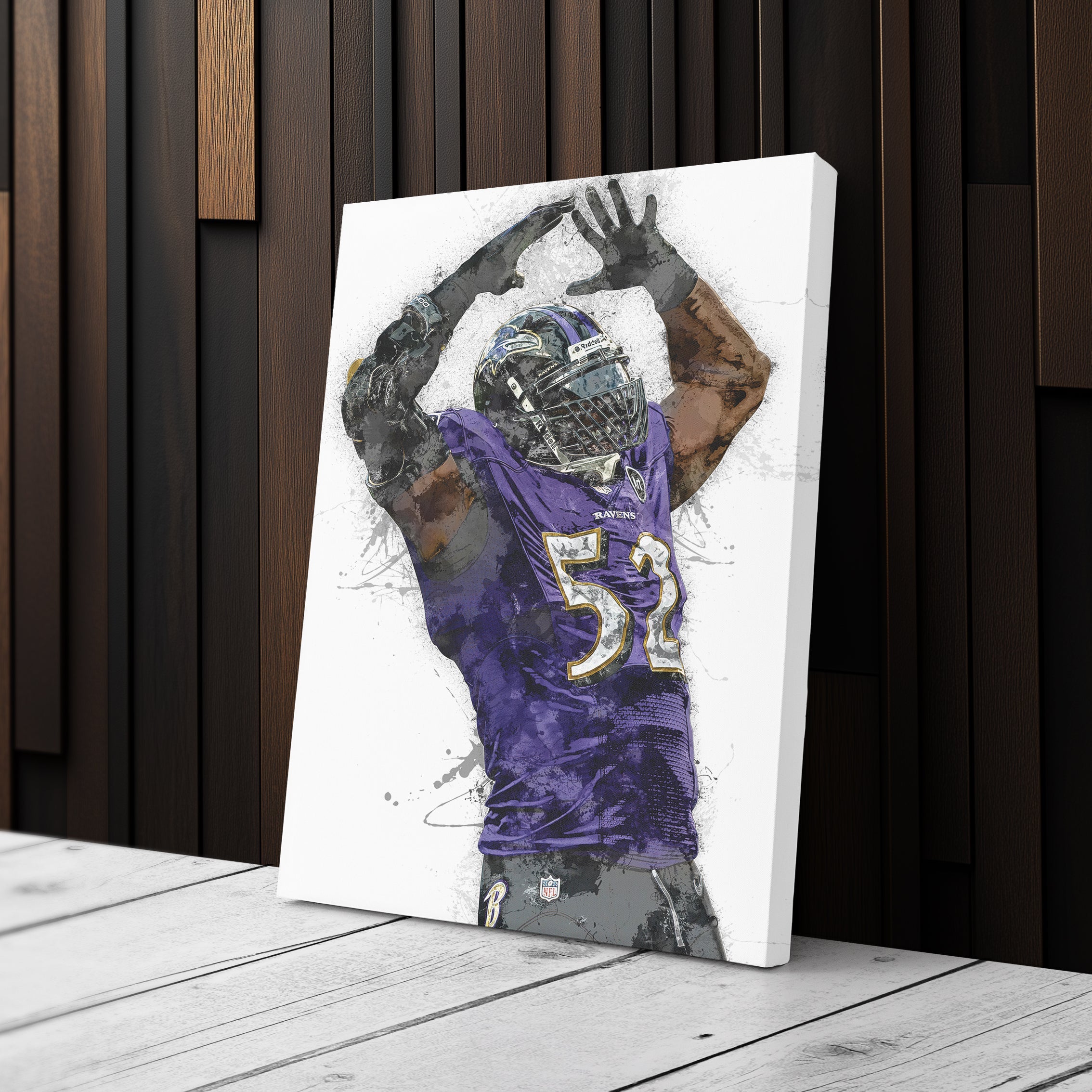 Ray Lewis Wall Art - Baltimore Ravens NFL Wall Decor