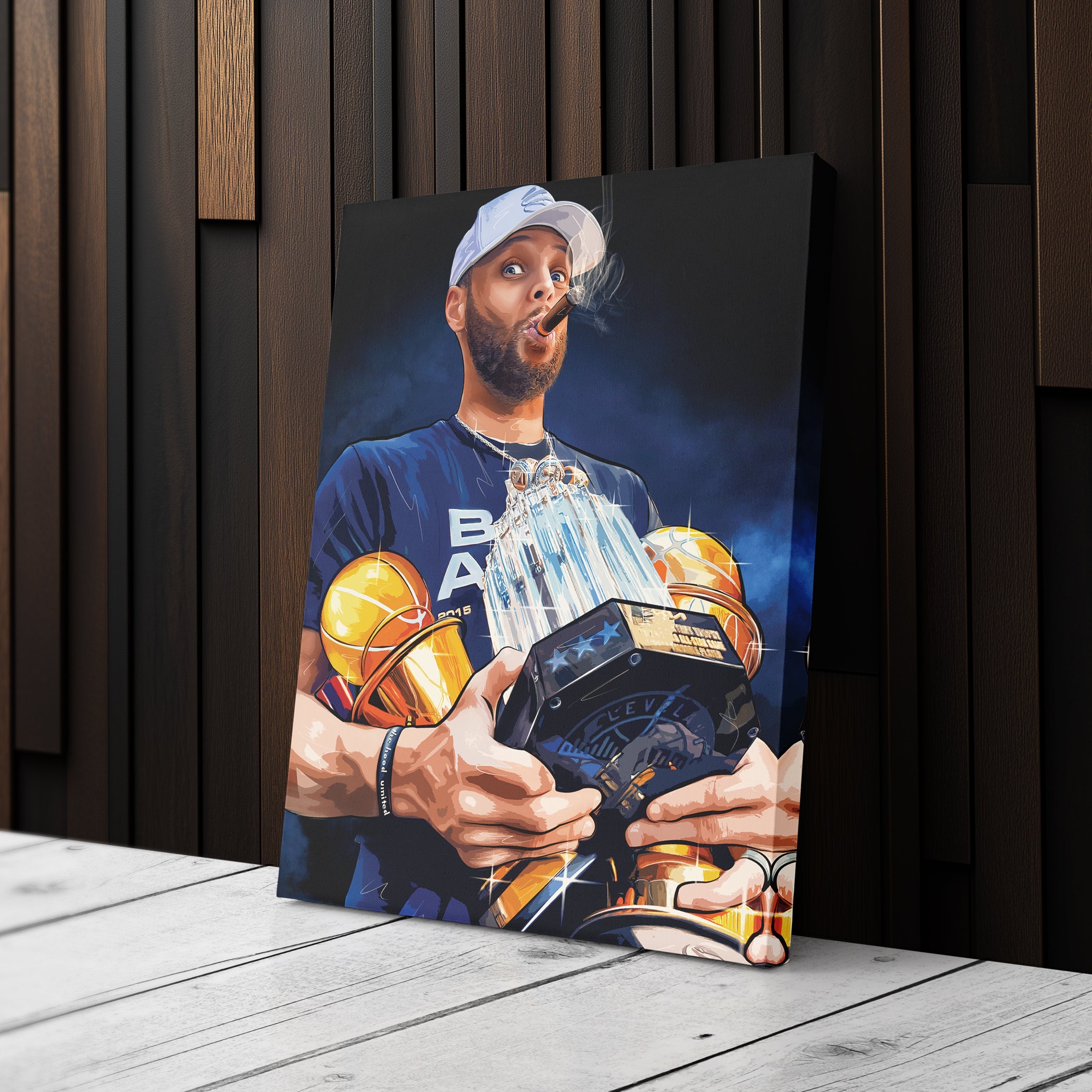 NBA Stephen Curry Canvas Wall Art for Kids Decor