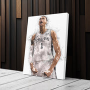 Victor Wembanyama Canvas Art San Antonio Spurs Wall Decor
