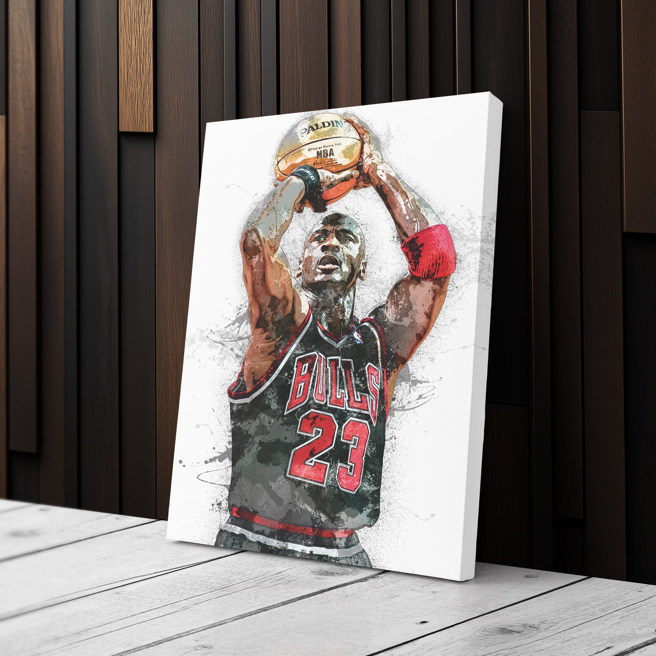 Chicago Bulls Legend Michael Jordan Canvas Wall Art