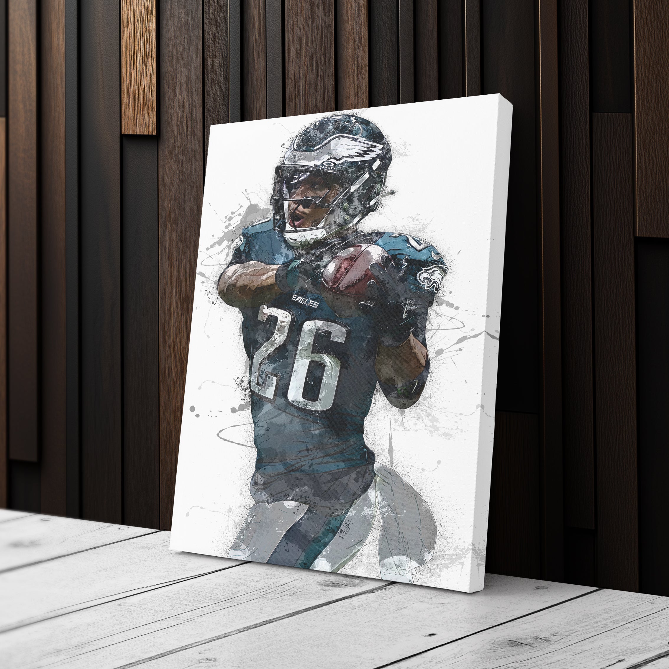 Philadelphia Eagles Saquon Barkley Canvas Wall Decor