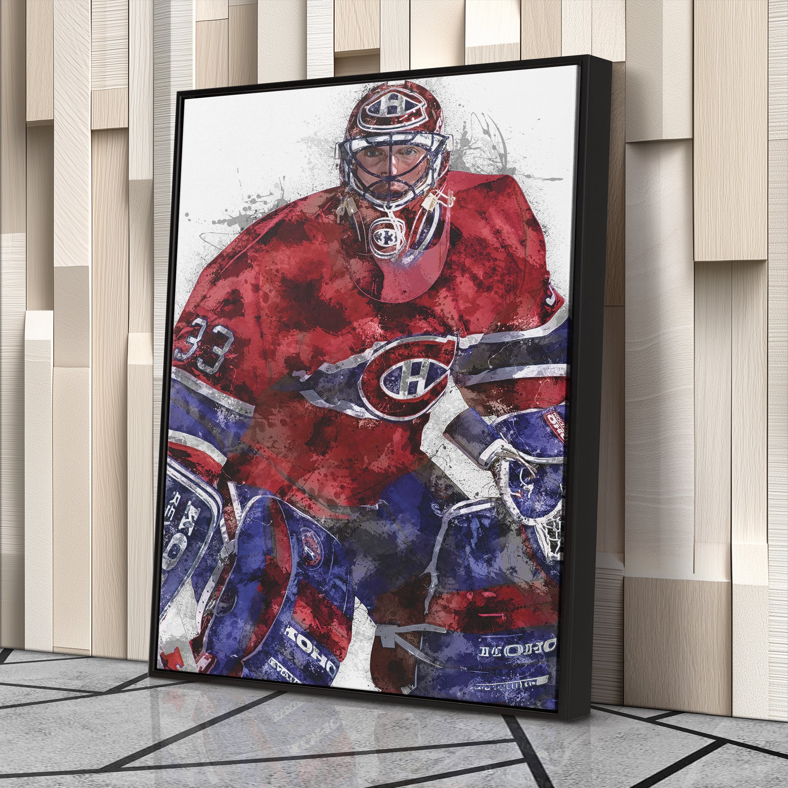 Patrick Roy Canvas Art – Montreal Canadiens Wall Decor