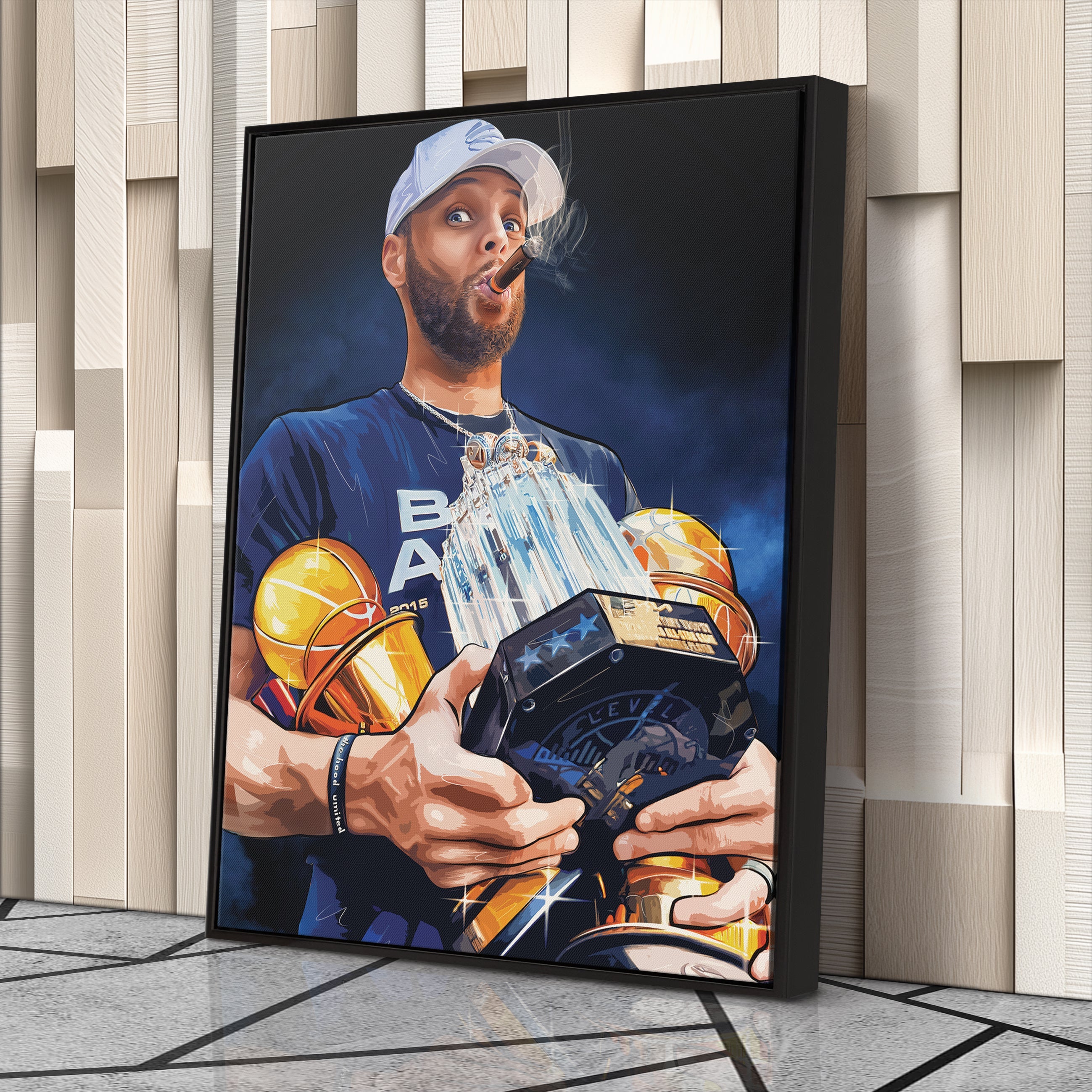 NBA Stephen Curry Canvas Wall Art for Kids Decor