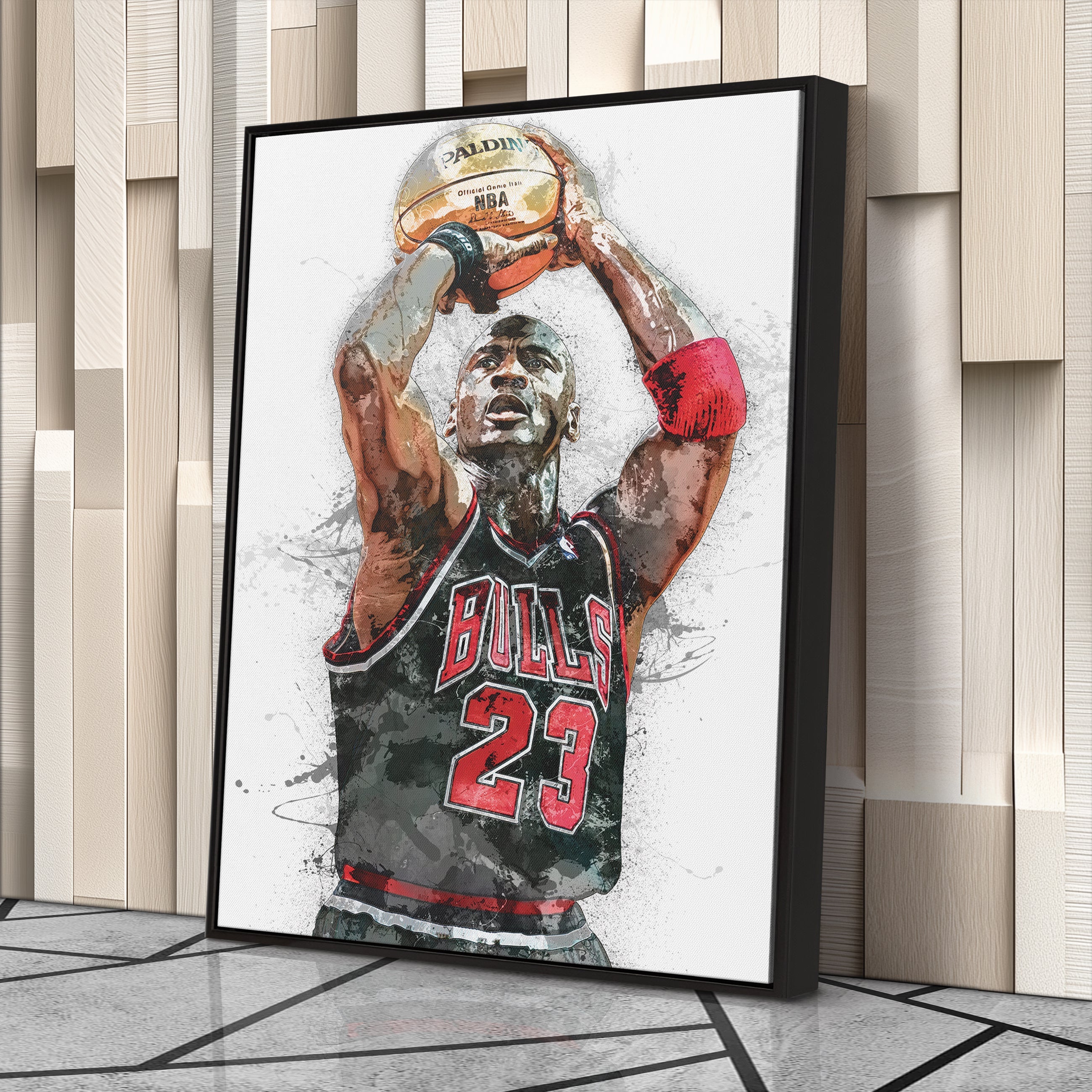 Chicago Bulls Legend Michael Jordan Canvas Wall Art