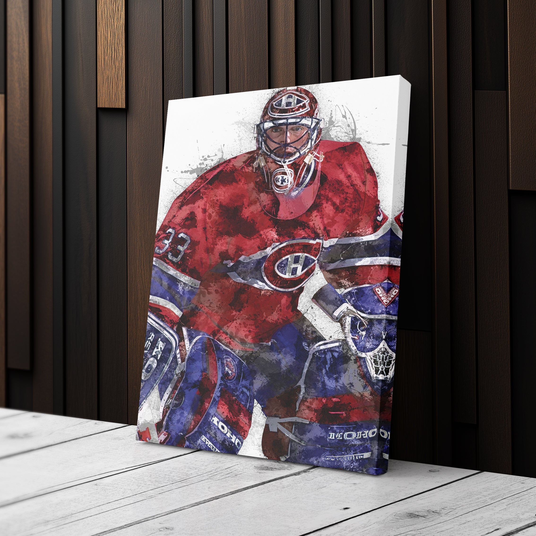 Patrick Roy Canvas Art – Montreal Canadiens Wall Decor