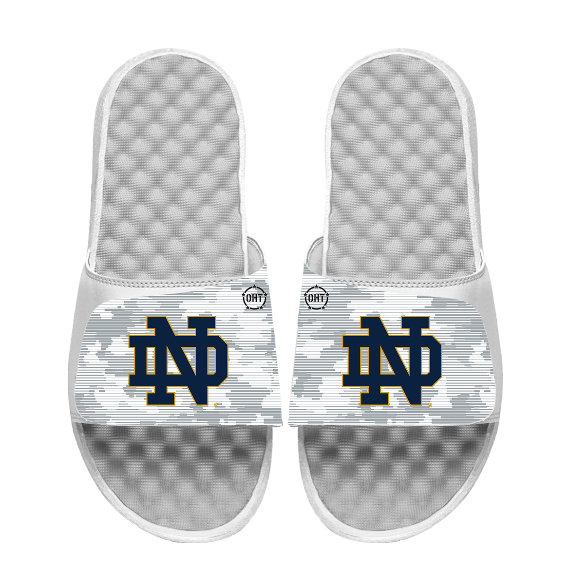 Notre Dame OHT White Camo Slides