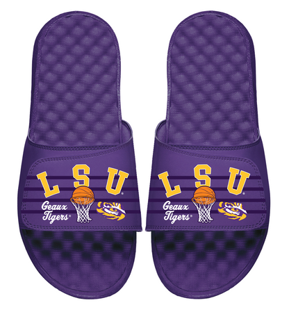 LSU Tigers Basketball Collage 2025 Sandals