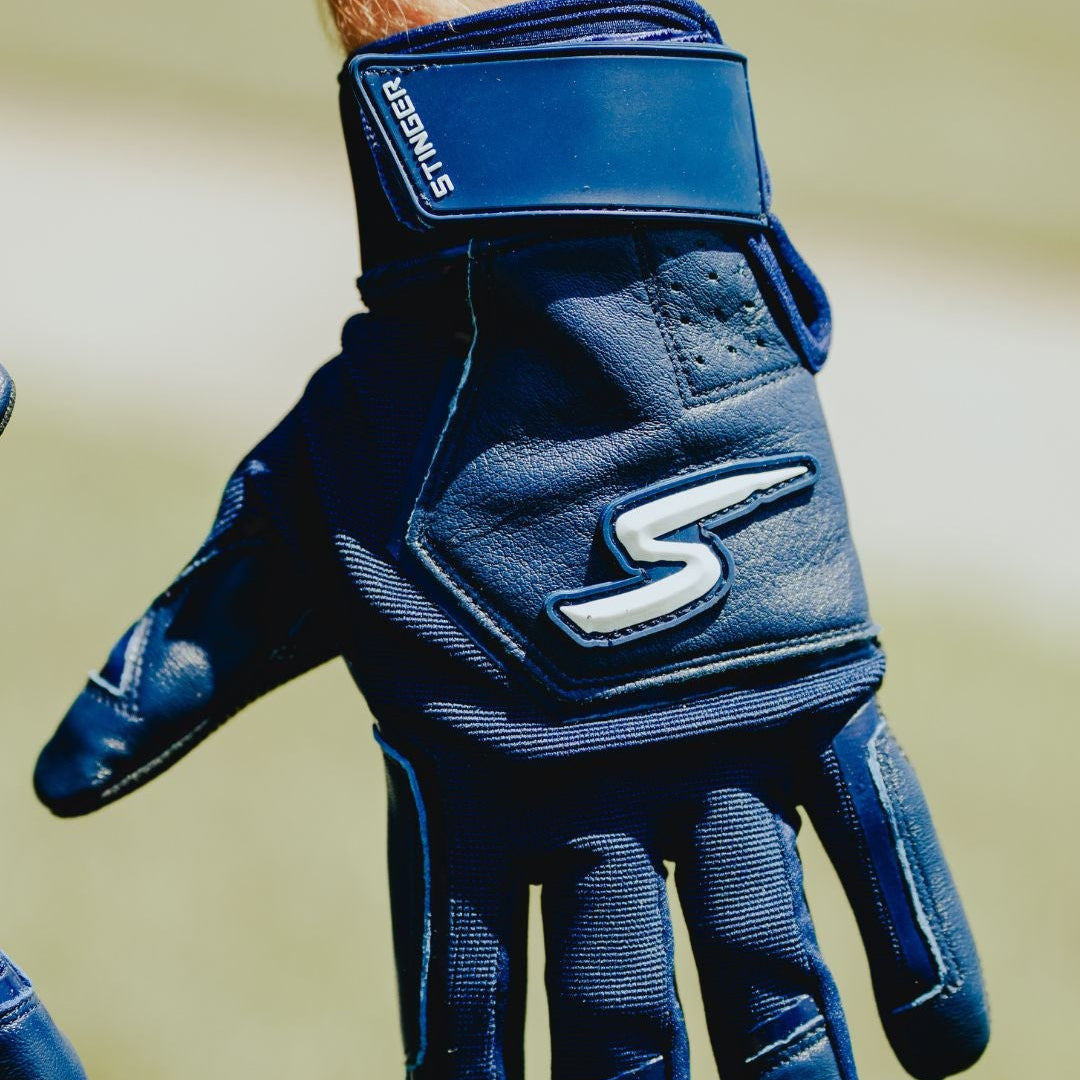 Color Crush Batting Gloves - Navy