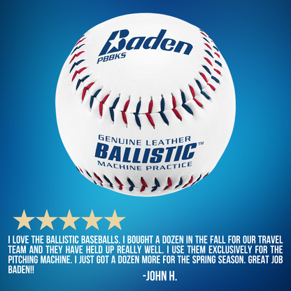 Ballistic Baseballs (One Dozen)