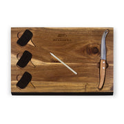 Seattle Seahawks Delio Acacia Cheese Cutting Board & Tools Set