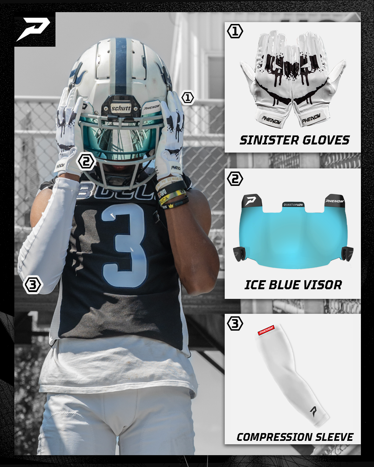 Sinister Football Gloves