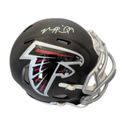 Autographed Michael Penix Atlanta Falcons Riddell Speed Mini Helmet