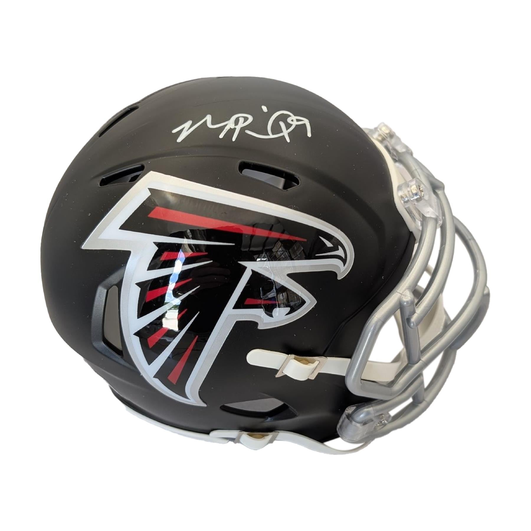 Autographed Michael Penix Atlanta Falcons Riddell Speed Mini Helmet