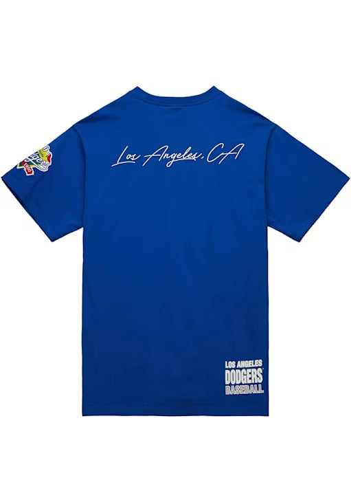 MLB Los Angeles Dodgers Blue Double Clutch Premium T-Shirt