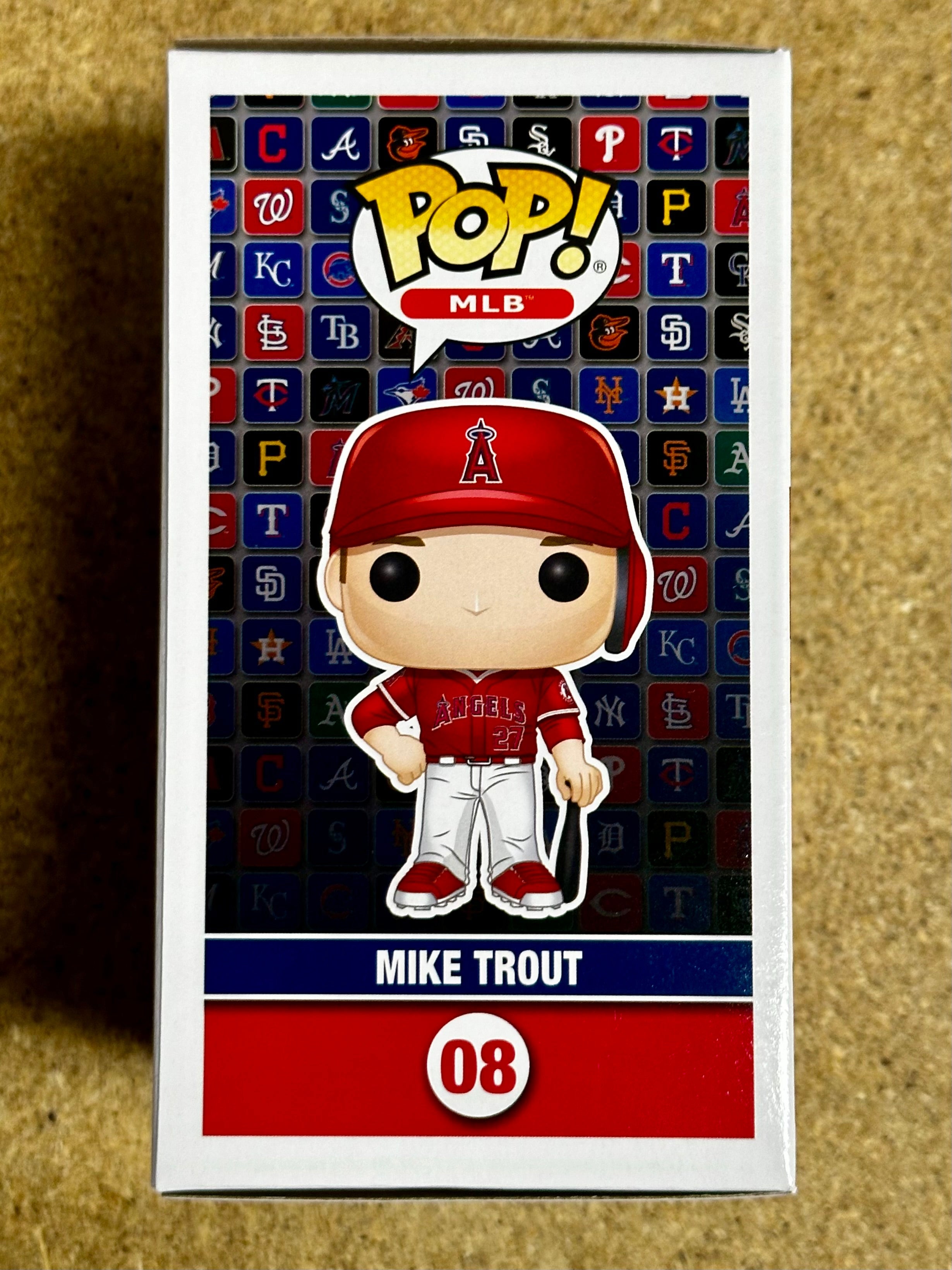 Funko Pop MLB All-Star Mike Trout #08 Los Angeles (LA) Angels Baseball 2024