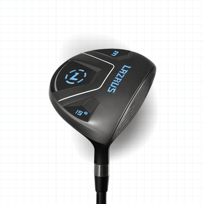 Lazrus Golf 11 pc Set - LAZ2 Driver, 3W, 4H, 6-PW Irons, 52° Wedge, Putter & Bag