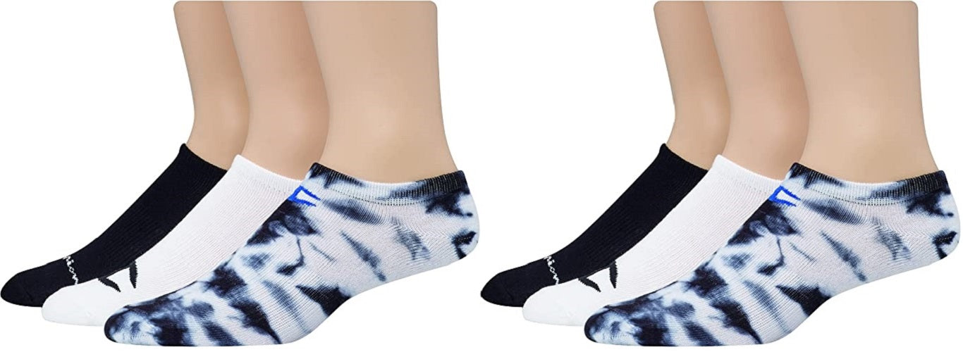 Champion Unisex Super No-Show Socks (6 Pack)