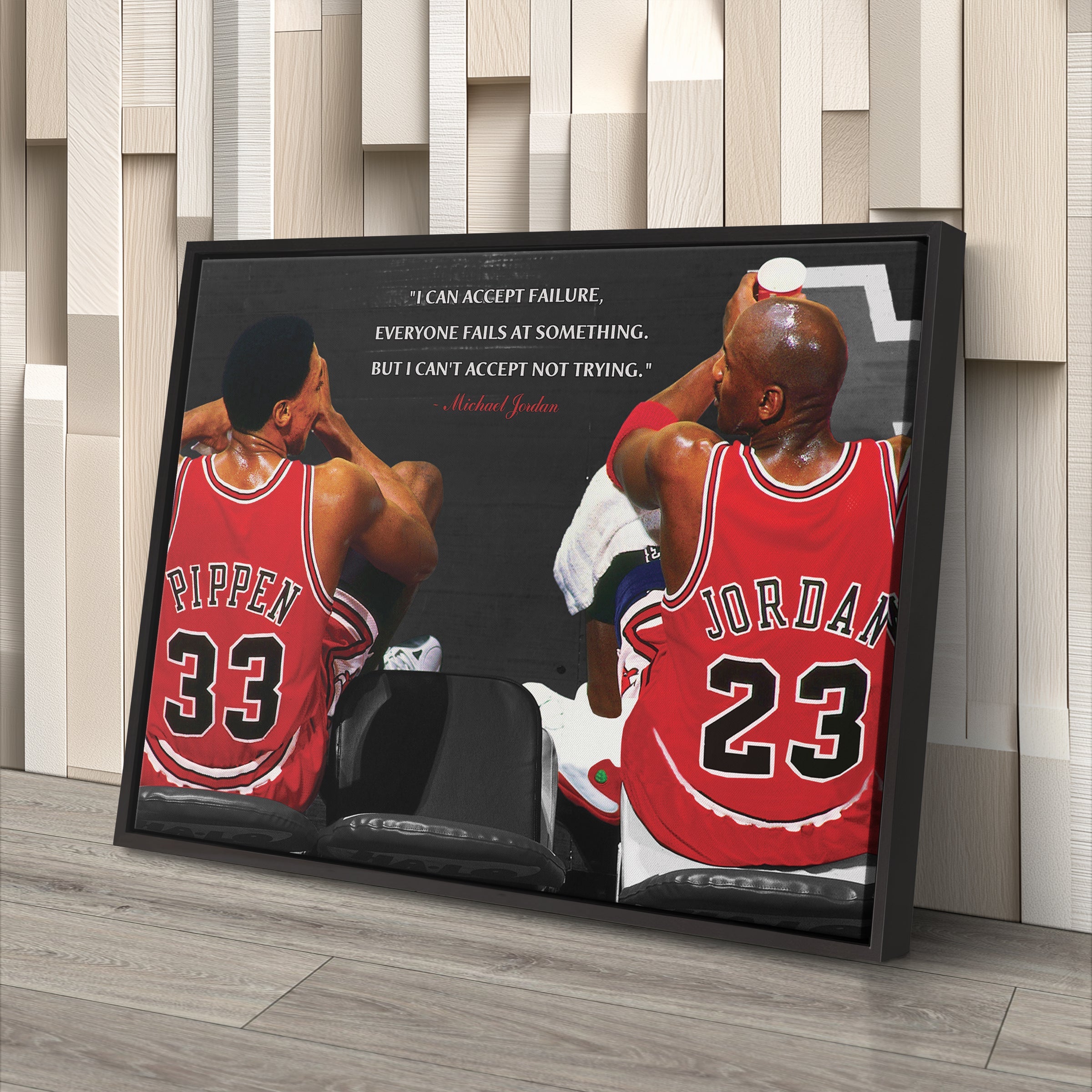 Chicago Bulls Michael Jordan & Scottie Pippen Canvas Wall Art