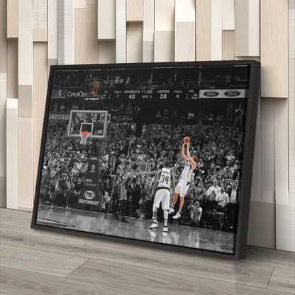 Dirk Nowitzki 30K Points Canvas – NBA Wall Art for Room Decor